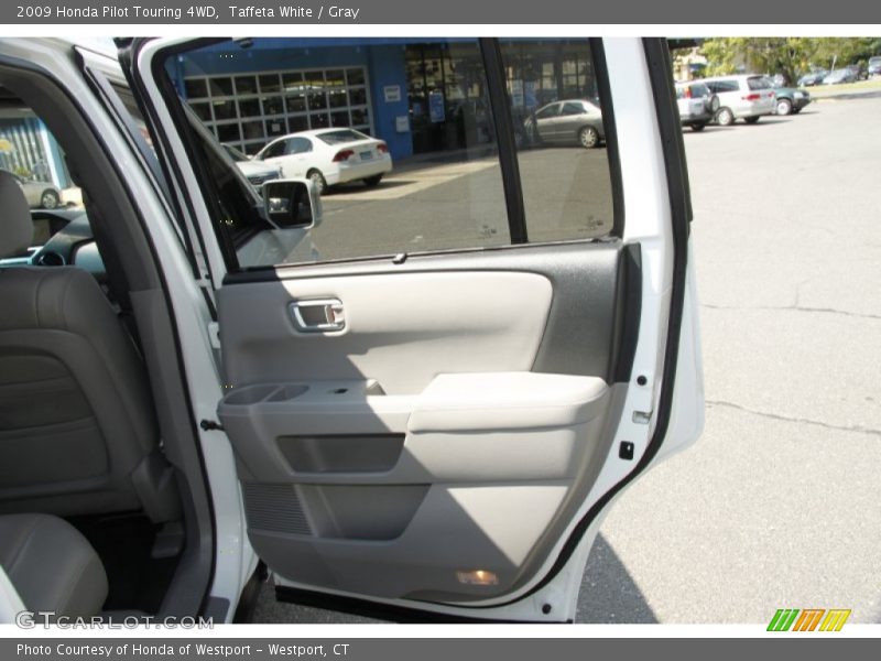 Taffeta White / Gray 2009 Honda Pilot Touring 4WD