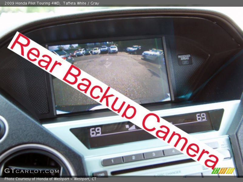 Taffeta White / Gray 2009 Honda Pilot Touring 4WD