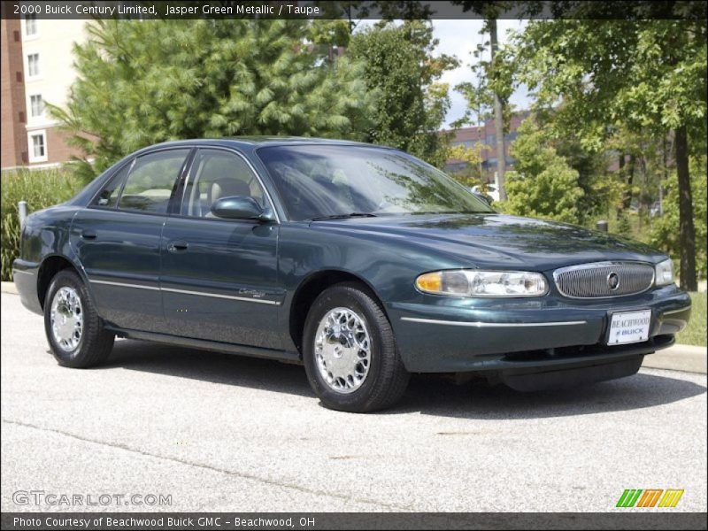 Jasper Green Metallic / Taupe 2000 Buick Century Limited