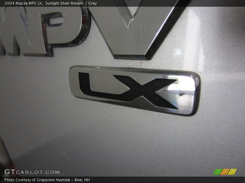 Sunlight Silver Metallic / Gray 2004 Mazda MPV LX