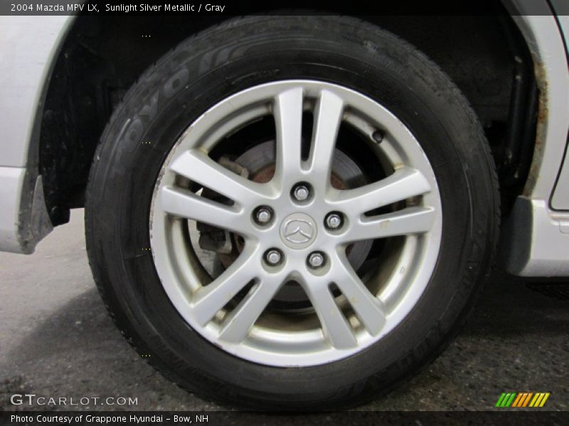 Sunlight Silver Metallic / Gray 2004 Mazda MPV LX