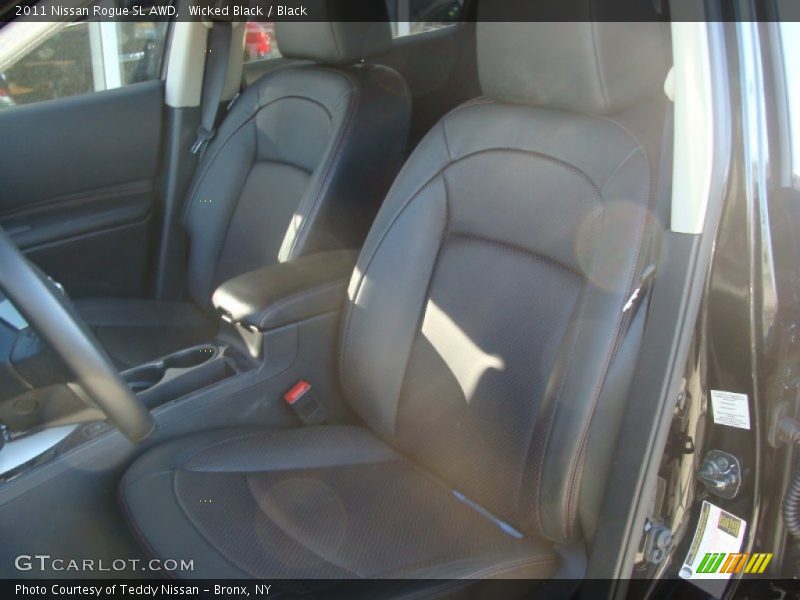 Wicked Black / Black 2011 Nissan Rogue SL AWD