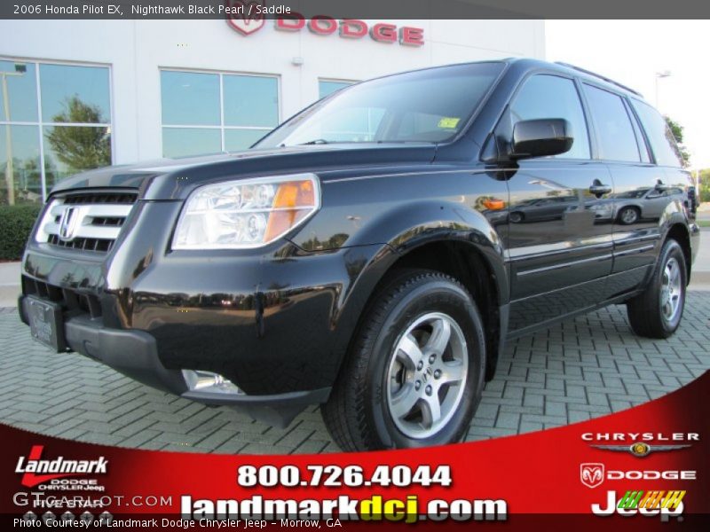 Nighthawk Black Pearl / Saddle 2006 Honda Pilot EX