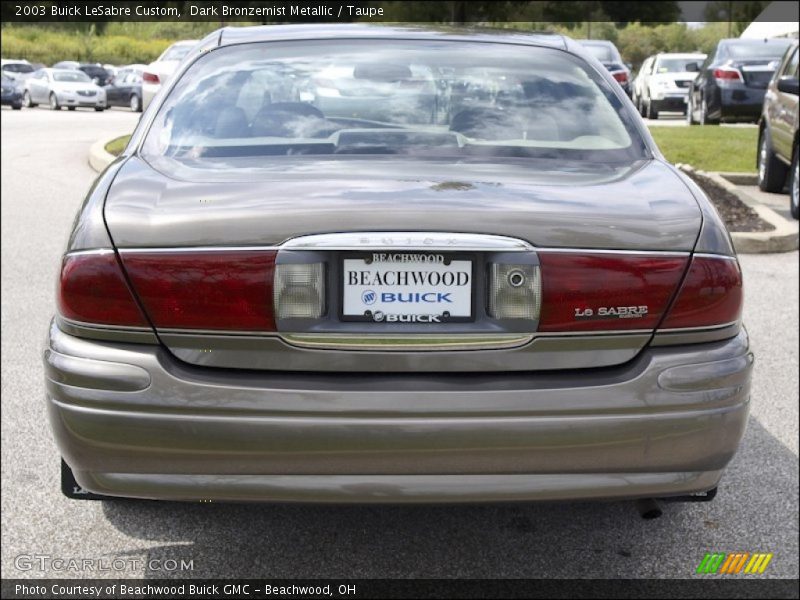 Dark Bronzemist Metallic / Taupe 2003 Buick LeSabre Custom