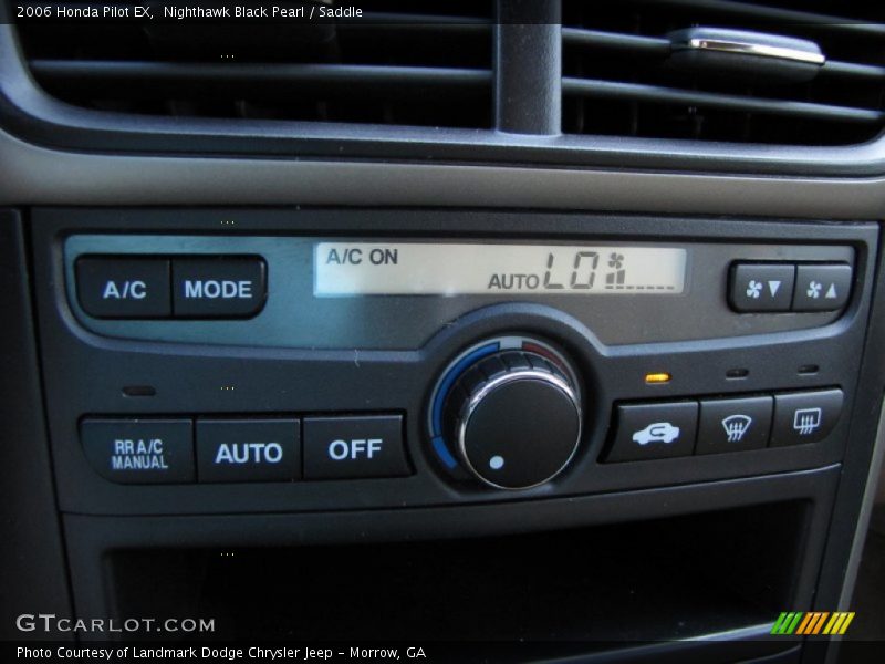 Nighthawk Black Pearl / Saddle 2006 Honda Pilot EX