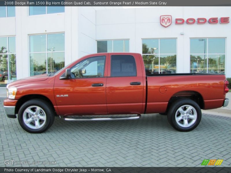  2008 Ram 1500 Big Horn Edition Quad Cab Sunburst Orange Pearl