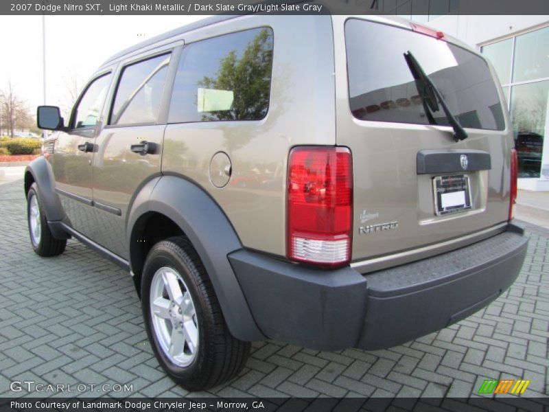 Light Khaki Metallic / Dark Slate Gray/Light Slate Gray 2007 Dodge Nitro SXT