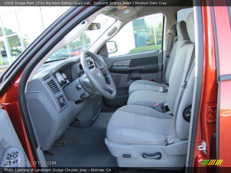  2008 Ram 1500 Big Horn Edition Quad Cab Medium Slate Gray Interior