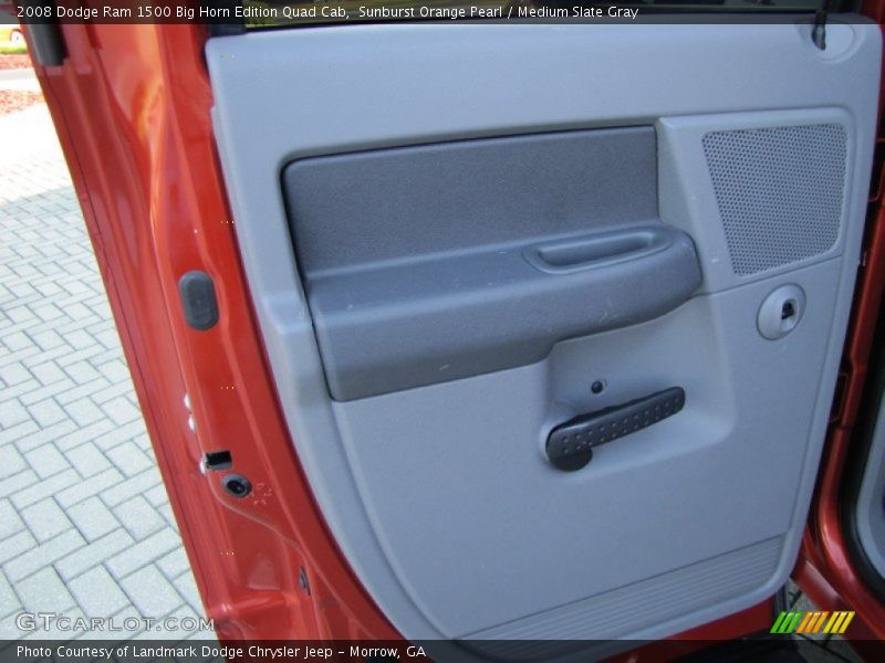 Sunburst Orange Pearl / Medium Slate Gray 2008 Dodge Ram 1500 Big Horn Edition Quad Cab