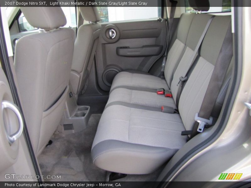Light Khaki Metallic / Dark Slate Gray/Light Slate Gray 2007 Dodge Nitro SXT