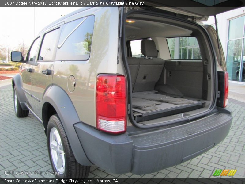 Light Khaki Metallic / Dark Slate Gray/Light Slate Gray 2007 Dodge Nitro SXT