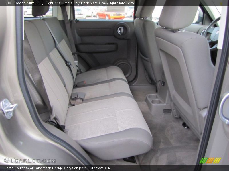 Light Khaki Metallic / Dark Slate Gray/Light Slate Gray 2007 Dodge Nitro SXT