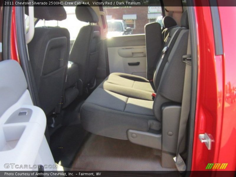 Victory Red / Dark Titanium 2011 Chevrolet Silverado 2500HD Crew Cab 4x4