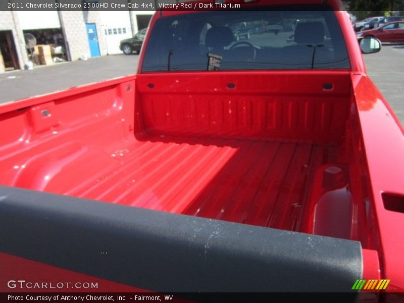 Victory Red / Dark Titanium 2011 Chevrolet Silverado 2500HD Crew Cab 4x4