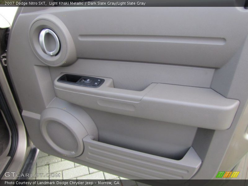 Light Khaki Metallic / Dark Slate Gray/Light Slate Gray 2007 Dodge Nitro SXT