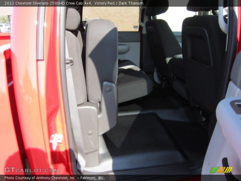 Victory Red / Dark Titanium 2011 Chevrolet Silverado 2500HD Crew Cab 4x4