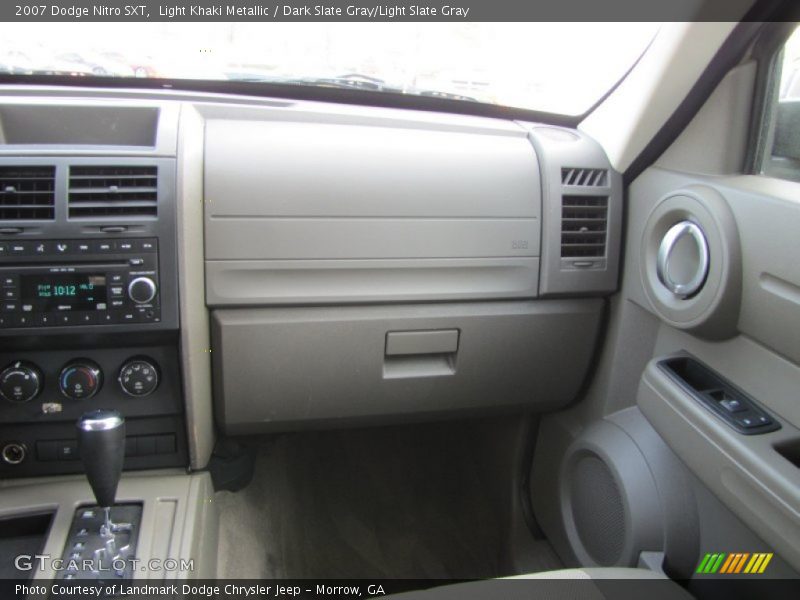 Light Khaki Metallic / Dark Slate Gray/Light Slate Gray 2007 Dodge Nitro SXT