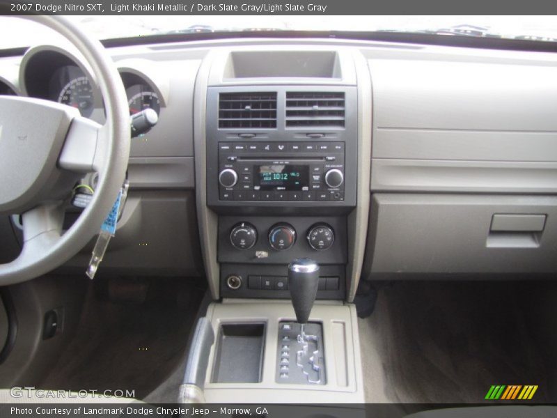 Light Khaki Metallic / Dark Slate Gray/Light Slate Gray 2007 Dodge Nitro SXT