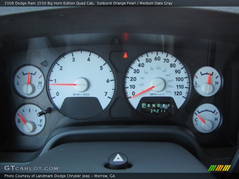  2008 Ram 1500 Big Horn Edition Quad Cab Big Horn Edition Quad Cab Gauges