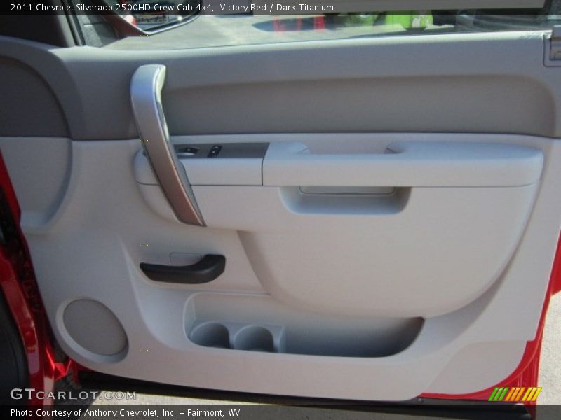 Victory Red / Dark Titanium 2011 Chevrolet Silverado 2500HD Crew Cab 4x4