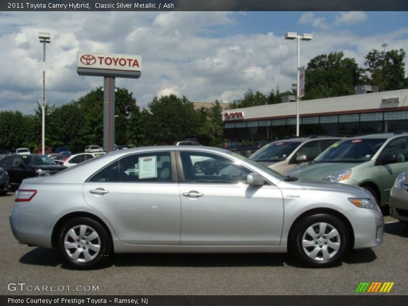 Classic Silver Metallic / Ash 2011 Toyota Camry Hybrid
