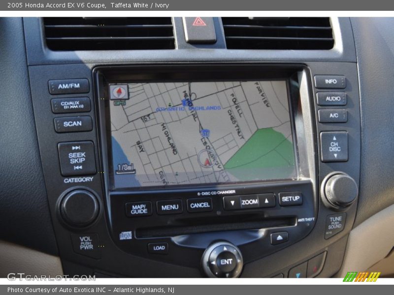 Navigation of 2005 Accord EX V6 Coupe