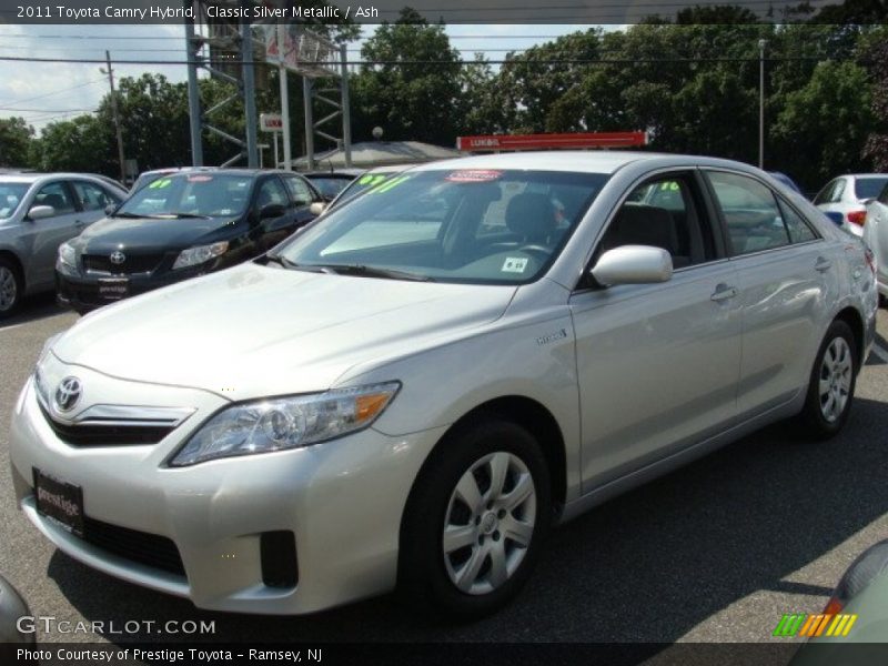 Classic Silver Metallic / Ash 2011 Toyota Camry Hybrid
