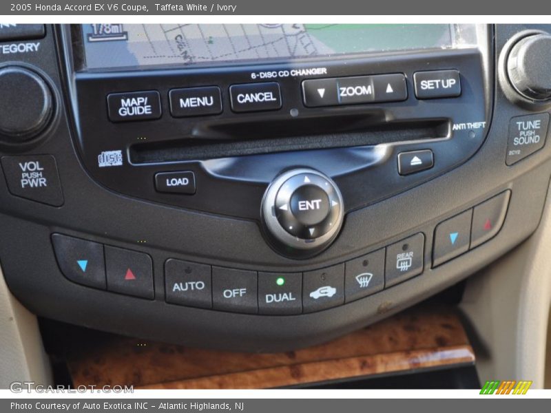 Controls of 2005 Accord EX V6 Coupe