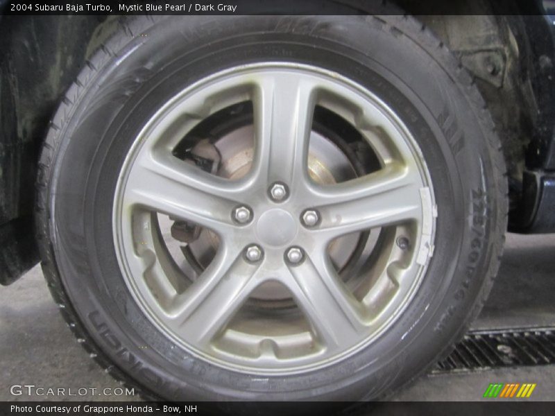 Mystic Blue Pearl / Dark Gray 2004 Subaru Baja Turbo