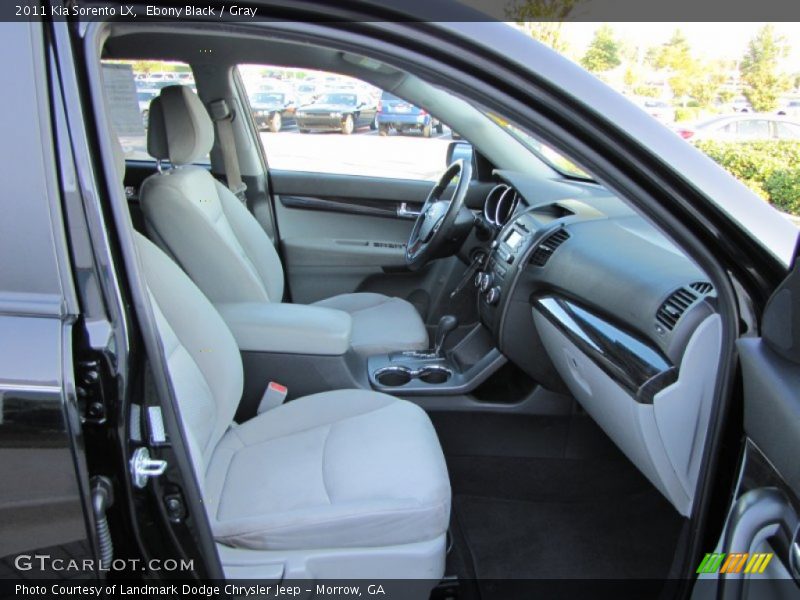 Ebony Black / Gray 2011 Kia Sorento LX
