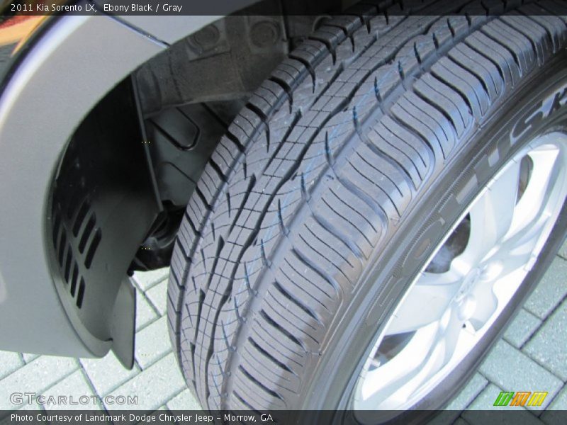 Ebony Black / Gray 2011 Kia Sorento LX