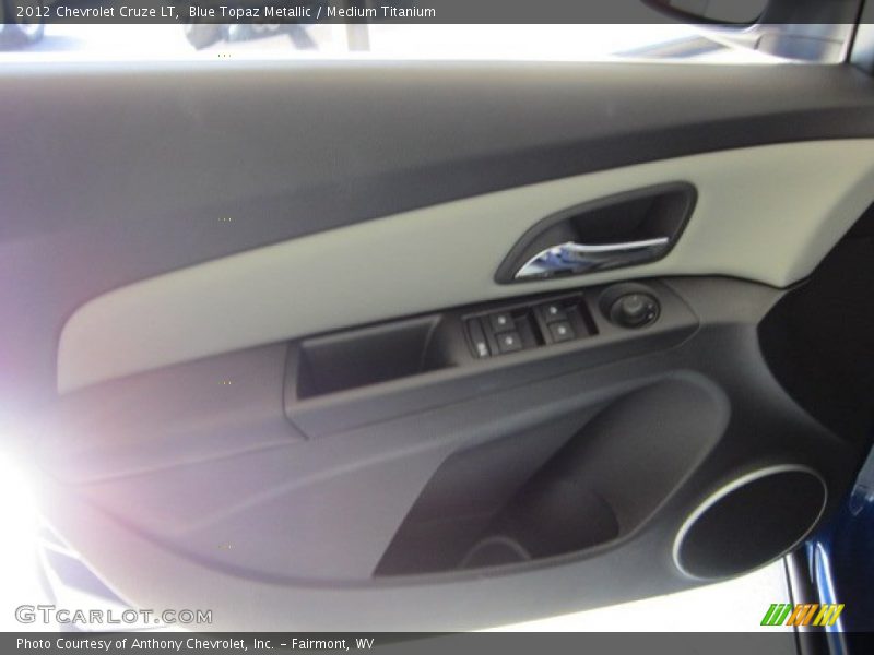 Blue Topaz Metallic / Medium Titanium 2012 Chevrolet Cruze LT