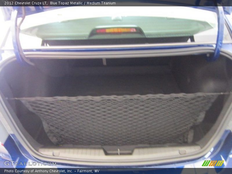Blue Topaz Metallic / Medium Titanium 2012 Chevrolet Cruze LT
