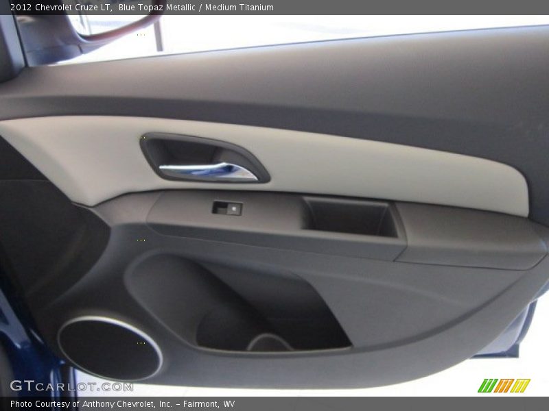 Blue Topaz Metallic / Medium Titanium 2012 Chevrolet Cruze LT