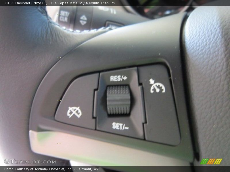 Blue Topaz Metallic / Medium Titanium 2012 Chevrolet Cruze LT