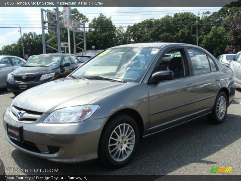 Magnesium Metallic / Gray 2005 Honda Civic LX Sedan