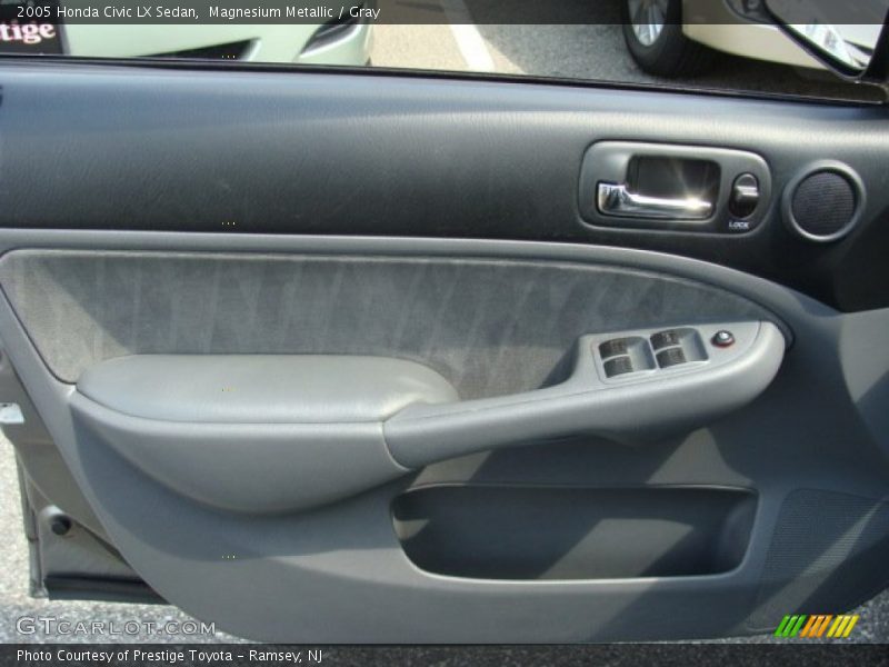 Magnesium Metallic / Gray 2005 Honda Civic LX Sedan