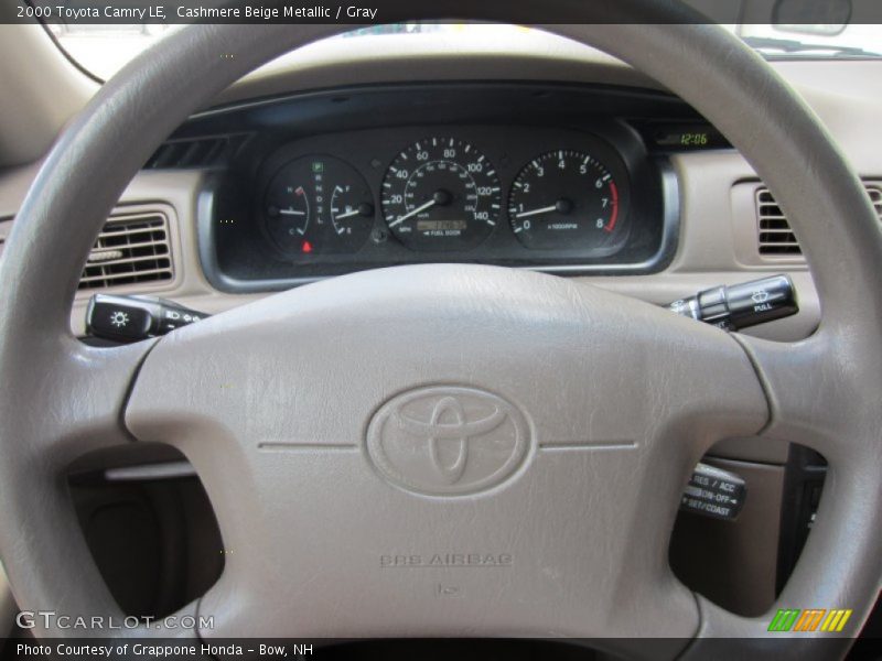 Cashmere Beige Metallic / Gray 2000 Toyota Camry LE