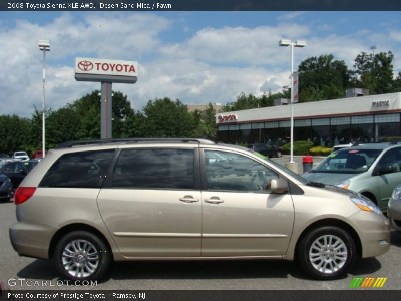 Desert Sand Mica / Fawn 2008 Toyota Sienna XLE AWD