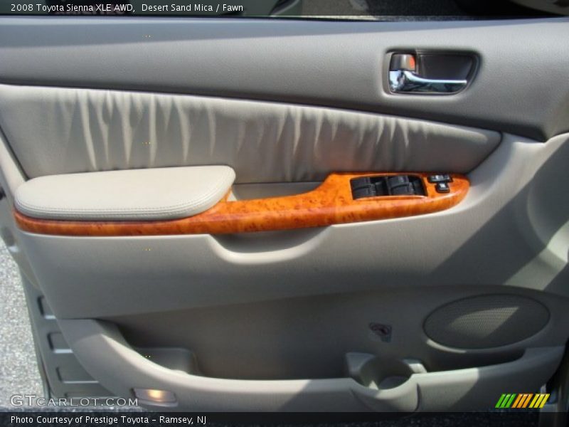 Desert Sand Mica / Fawn 2008 Toyota Sienna XLE AWD