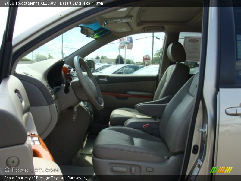 Desert Sand Mica / Fawn 2008 Toyota Sienna XLE AWD