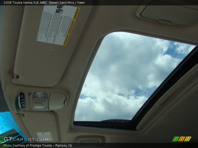 Desert Sand Mica / Fawn 2008 Toyota Sienna XLE AWD