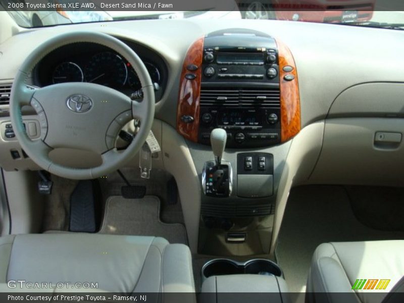 Desert Sand Mica / Fawn 2008 Toyota Sienna XLE AWD