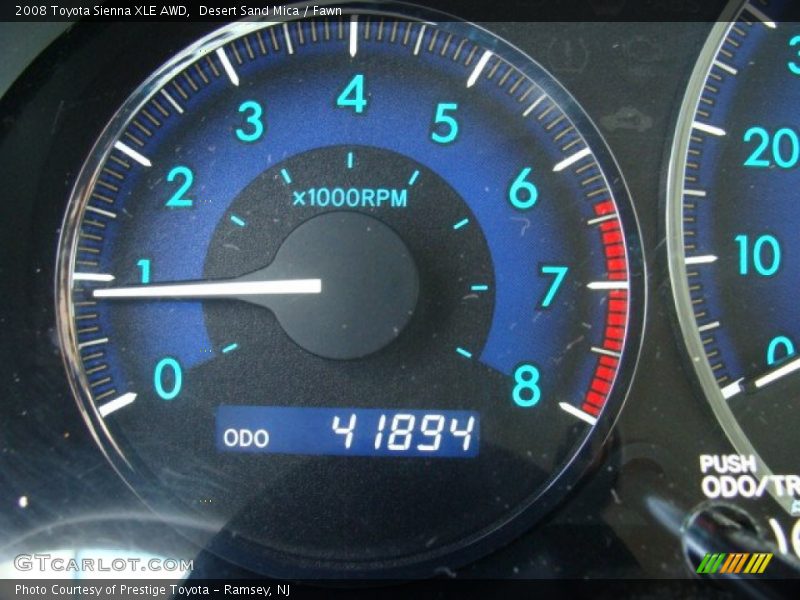 Desert Sand Mica / Fawn 2008 Toyota Sienna XLE AWD