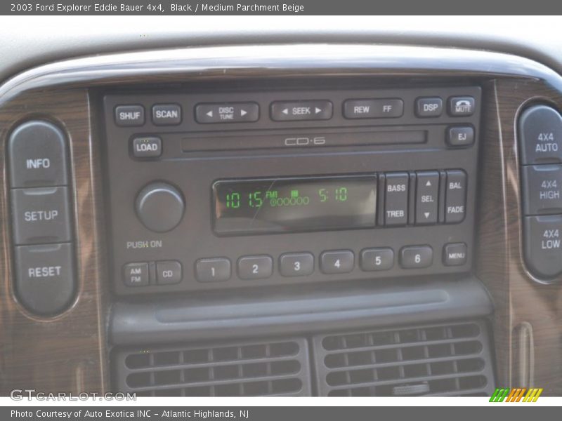 Audio System of 2003 Explorer Eddie Bauer 4x4