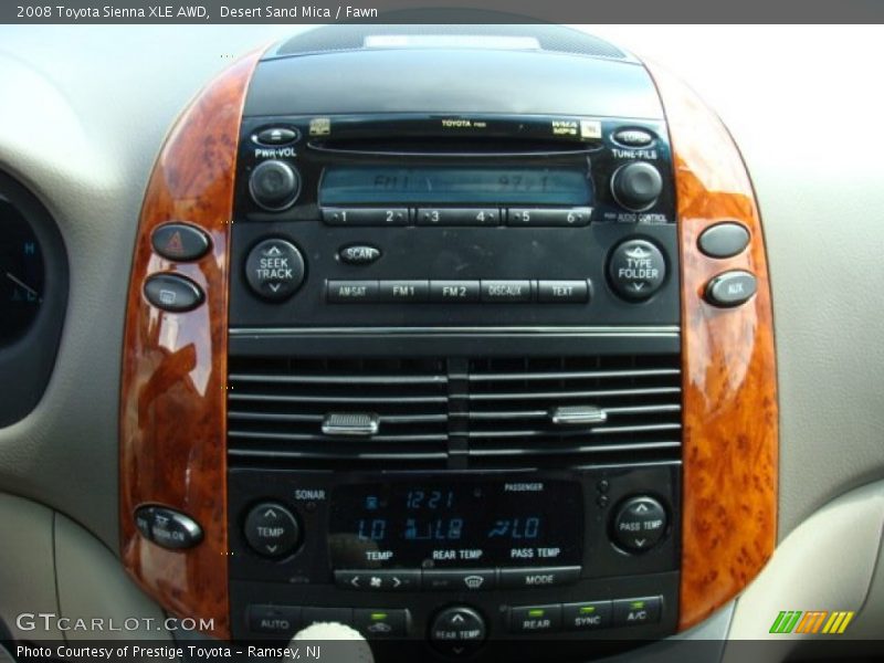 Desert Sand Mica / Fawn 2008 Toyota Sienna XLE AWD