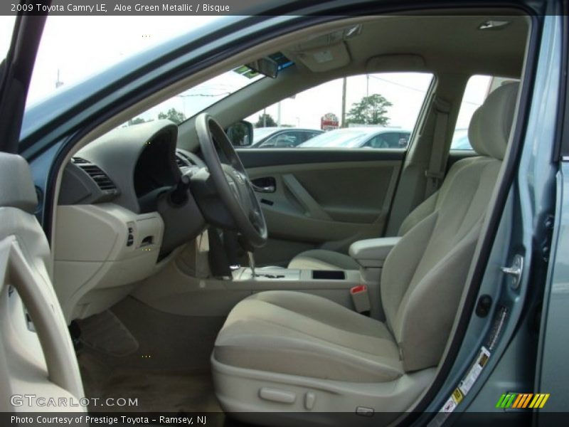 Aloe Green Metallic / Bisque 2009 Toyota Camry LE