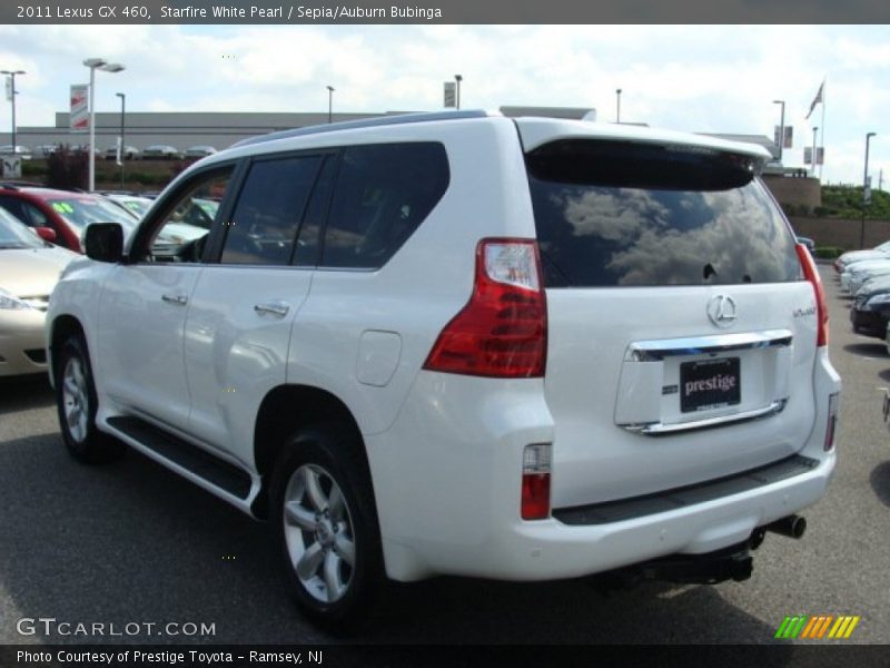 Starfire White Pearl / Sepia/Auburn Bubinga 2011 Lexus GX 460