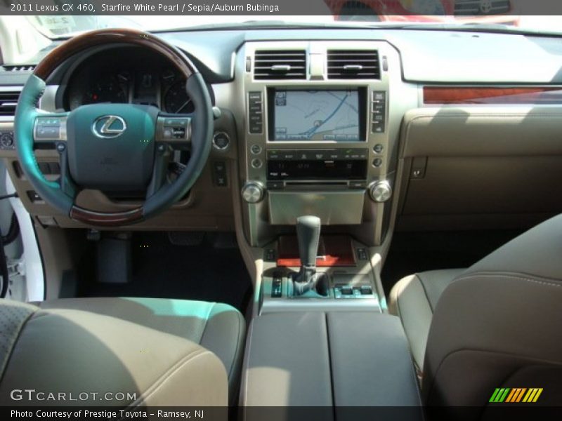 Starfire White Pearl / Sepia/Auburn Bubinga 2011 Lexus GX 460