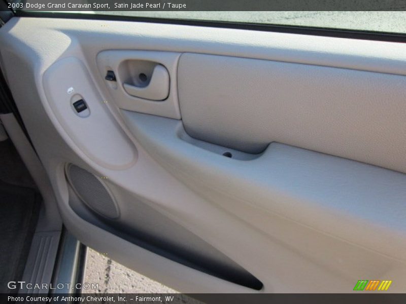 Satin Jade Pearl / Taupe 2003 Dodge Grand Caravan Sport
